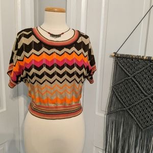Knit Colorful Crop Top